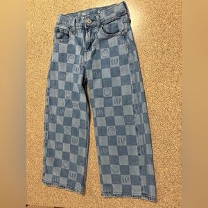 GAP Blue Patterned Jeans